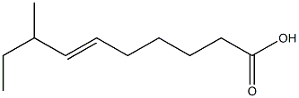 反式-8-甲基-6-壬烯酸 结构式