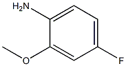 5-氟-2-氨基苯甲醚 结构式