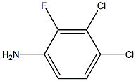 2-氟-3,4-二氯苯胺 结构式