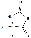 溴氯海因粉 结构式