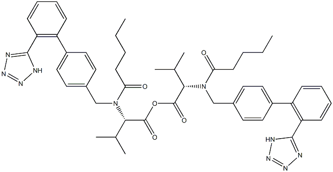 VALSARTAN 缬沙坦 结构式