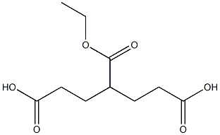 4-(ethoxycarbonyl)heptanedioic acid 结构式