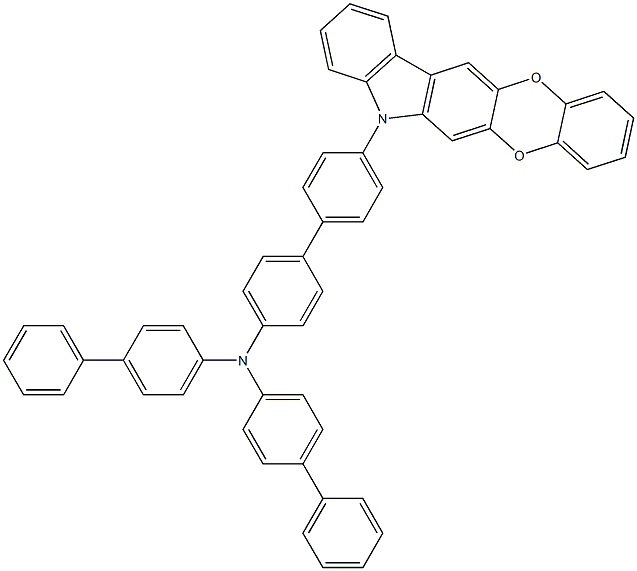 N,N-di([1,1'-biphenyl]-4-yl)-4'-(5H-benzo[5,6][1,4]dioxino[2,3-b]carbazol-5-yl)-[1,1'-biphenyl]-4-amine