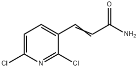 (E)-3-(2,6-二氯吡啶-3-基)丙烯酰胺 结构式