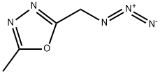 2-(azidomethyl)-5-methyl-1,3,4-oxadiazole 结构式