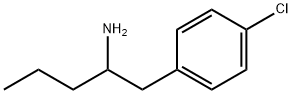 1-(4-CHLOROPHENYL)PENTAN-2-AMINE 结构式