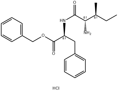 (S)-BENZYL 2-((2S,3S)-2-AMINO-3-METHYLPENTANAMIDO)-3-PHENYLPROPANOATE HYDROCHLORIDE 结构式