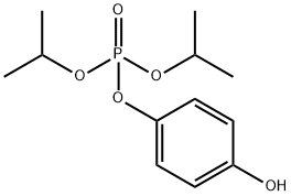 4-羟基苯基二异丙基磷酸酯 结构式