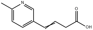 4-(6-methyl-3-pyridinyl)-3-Butenoicacid 结构式