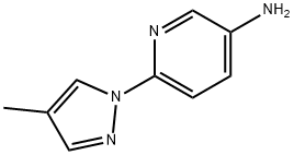 3-AMINO-6-(4-METHYL-1H-PYRAZOL-1-YL)PYRIDINE 结构式