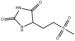 5-(2-甲磺酰基乙基)咪唑烷-2,4-二酮 结构式