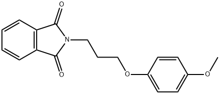 N-[3-(4-methoxy-phenoxy)-propyl]-phthalimide 结构式