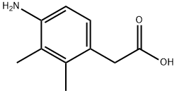 2-(4-氨基-2,3-二甲基苯基)乙酸 结构式