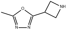 2-(azetidin-3-yl)-5-methyl-1,3,4-oxadiazole 结构式