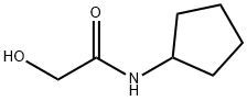 N-环戊基-2-羟基乙酰胺 结构式