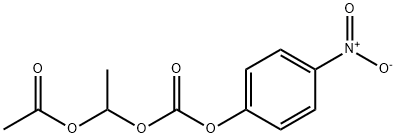 1-(((4-Nitrophenoxy)carbonyl)oxy)ethyl acetate 结构式