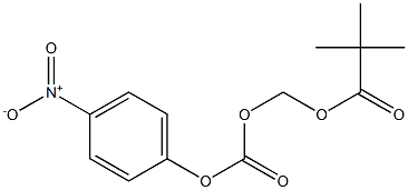 Propanoic acid, 2,2-dimethyl-, [[(4-nitrophenoxy)carbonyl]oxy]methyl  ester 结构式