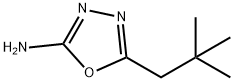 5-(2,2-二甲基丙基)-1,3,4-噁二唑-2-胺 结构式