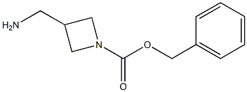 benzyl 3-(aminomethyl)azetidine-1-carboxylate 结构式