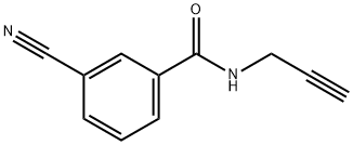 3-cyano-N-(prop-2-yn-1-yl)benzamide 结构式