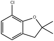 7-氯-2,2-二甲基-2,3-二氢苯并呋喃 结构式