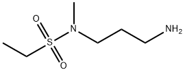 N-(3-aminopropyl)-N-methylethane-1-sulfonamide 结构式