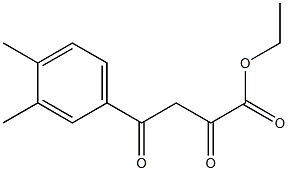 ethyl 4-(3,4-dimethylphenyl)-2,4-dioxobutanoate 结构式