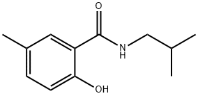 2-羟基-5-甲基-N-(2-甲基丙基)苯甲酰胺 结构式