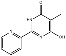 6-羟基-5-甲基-2-(吡啶-2-基)-3,4-二氢嘧啶-4-酮 结构式