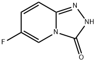 6-fluoro-[1,2,4]triazolo[4,3-a]pyridin-3-ol 结构式