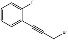 1-溴-3-(2-氟苯基)-2-丙炔 结构式