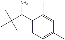 1-(2,4-dimethylphenyl)-2,2-dimethylpropan-1-amine 结构式