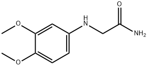 2-[(3,4-dimethoxyphenyl)amino]acetamide 结构式