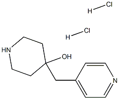 4-[(吡啶-4-基)甲基]哌啶-4-醇二盐酸 结构式
