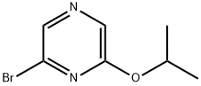 2-Bromo-6-(iso-propoxy)pyrazine 结构式