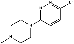 3-Bromo-6-(N-methylpiperazin-1-yl)pyridazine 结构式