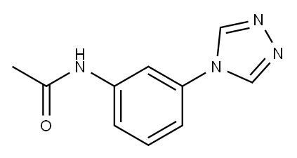 N-(3-(4H-1,2,4-triazol-4-yl)phenyl)acetamide 结构式
