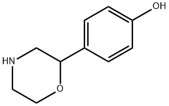 4-(morpholin-2-yl)phenol 结构式