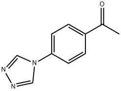 1-[4-(4H-1,2,4-triazol-4-yl)phenyl]ethan-1-one 结构式