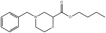 butyl 4-benzylmorpholine-2-carboxylate 结构式