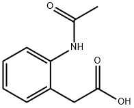 2-(2-乙酰氨基苯基)乙酸 结构式