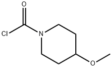 4-甲氧基哌啶-1-羰基氯 结构式