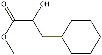 3-Cyclohexyl-2-hydroxypropionic acid methyl ester 结构式