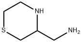 (硫代吗啉-3-基)甲胺 结构式