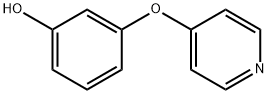 3-(吡啶-4-氧基)苯酚 结构式