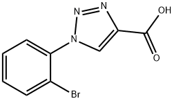 1-(2-溴苯基)-1H-1,2,3-三唑-4-羧酸 结构式