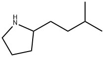 2-(3-甲基丁基)吡咯烷 结构式