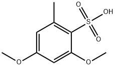2,4-DIMETHOXY-6-METHYLBENZENESULFONIC ACID 结构式