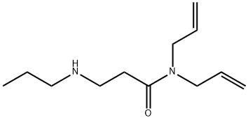 N,N-Diallyl-3-(propylamino)propanamide 结构式