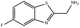 (5-fluoro-1,3-benzothiazol-2-yl)methanamine 结构式